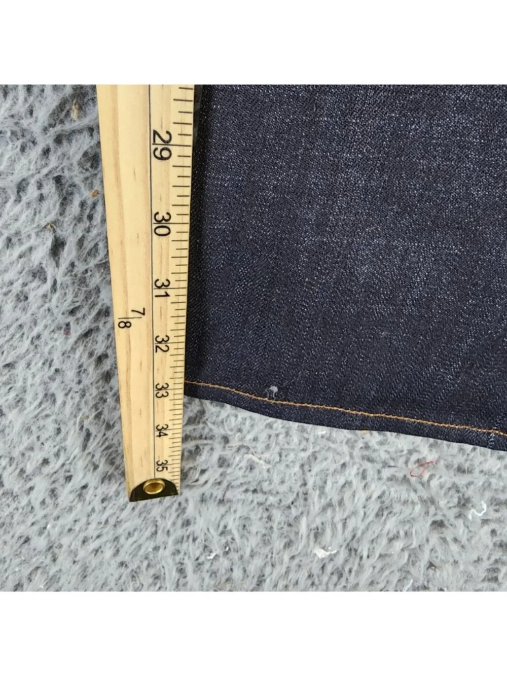 J Brand Jeans Mens 29x34 Raw Dark Blue Kane 100% Cotton Straight Fit *NWT*